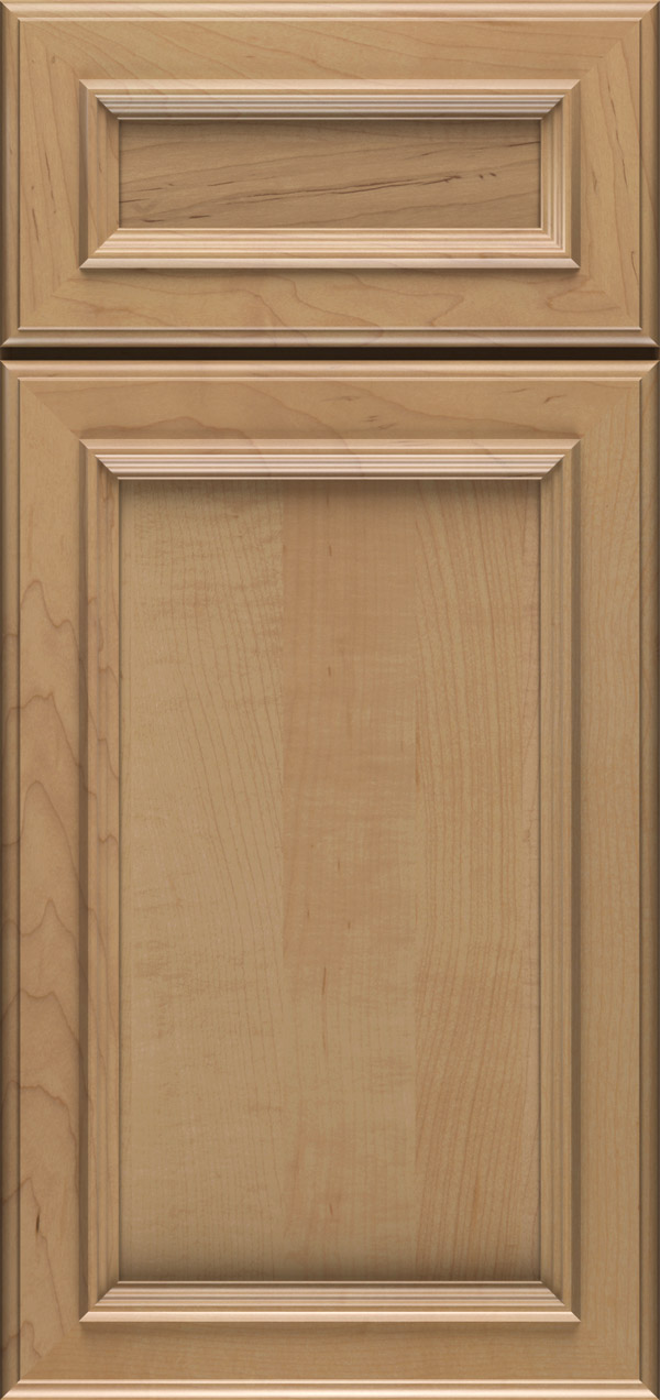 richfield cabinet door style in maple wood with desert finish