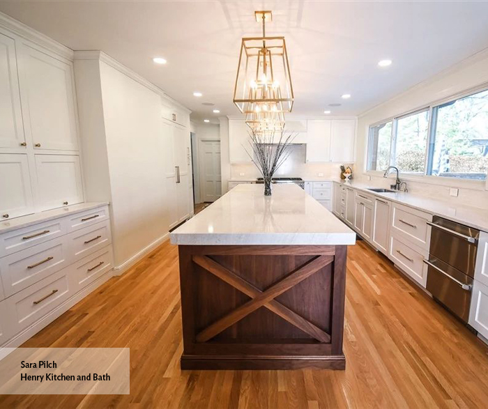 Walnut Kitchen Island