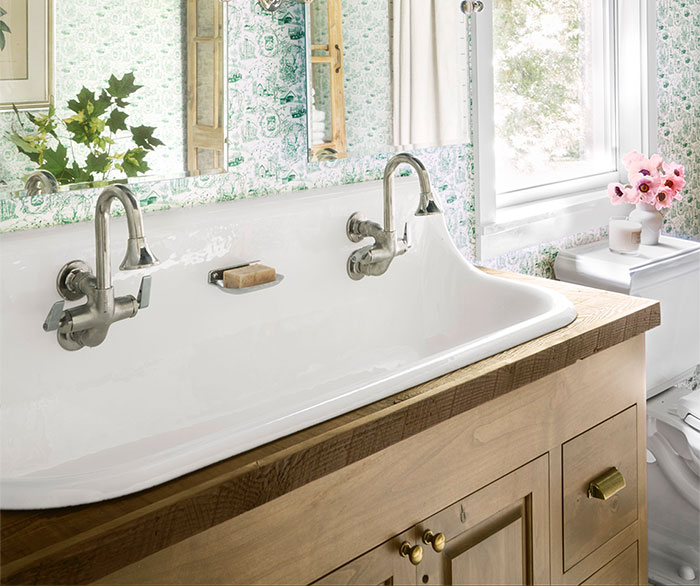 Rustic Alder Bath Cabinets