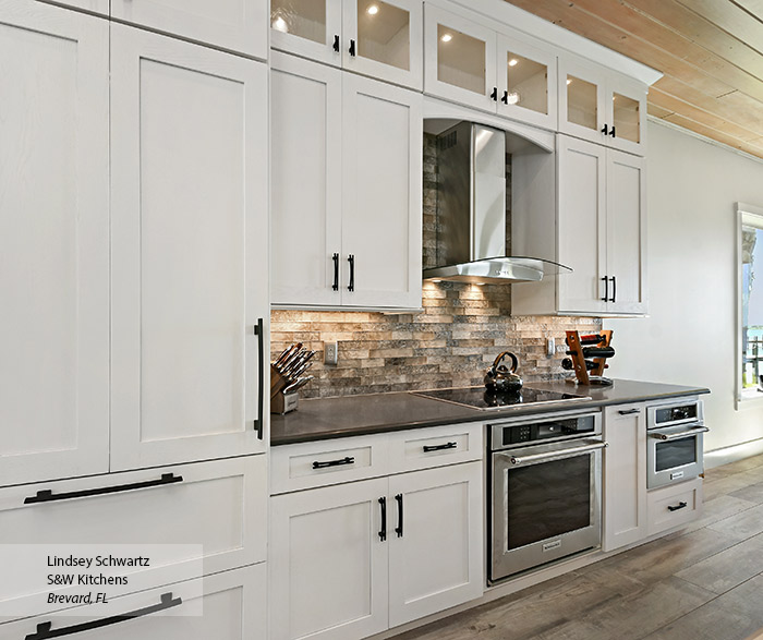 Painted Oak Kitchen Cabinets