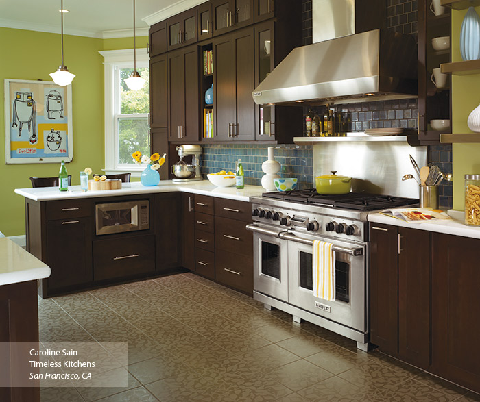 Shaker Style Cabinets in a Contemporary Kitchen